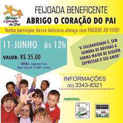 Feijoada beneficente do Abrigo O Corao do Pai