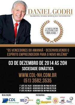 Palestra com DANIEL GODRI marketing, vendas, motivao e atendimento.