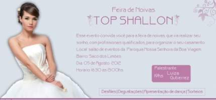 Feira de Noivas Top Shallon em Florianpolis