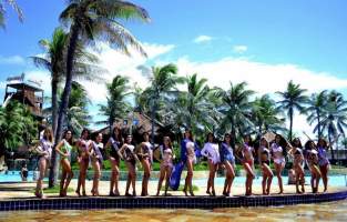 Beach Park recebe candidatas ao Miss Cear 2015