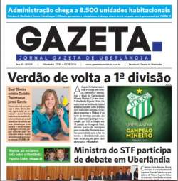 Gazeta de Uberlndia circula com novo layout grfico