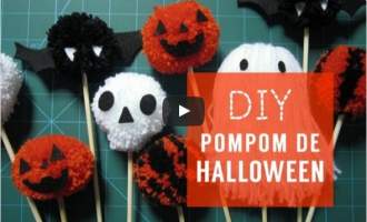 Pompom de Halloween